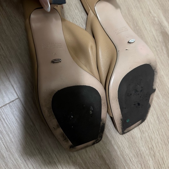 Tony Bianco Tan Sheep Nappa Mules Heel - Picture 4 of 7